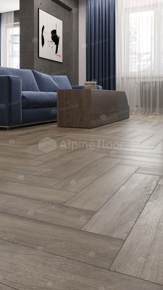 Виниловая плитка "Alpine Floor" Parquet LVT Дуб Исида (590*118*2,5 мм) — купить в Ярославле