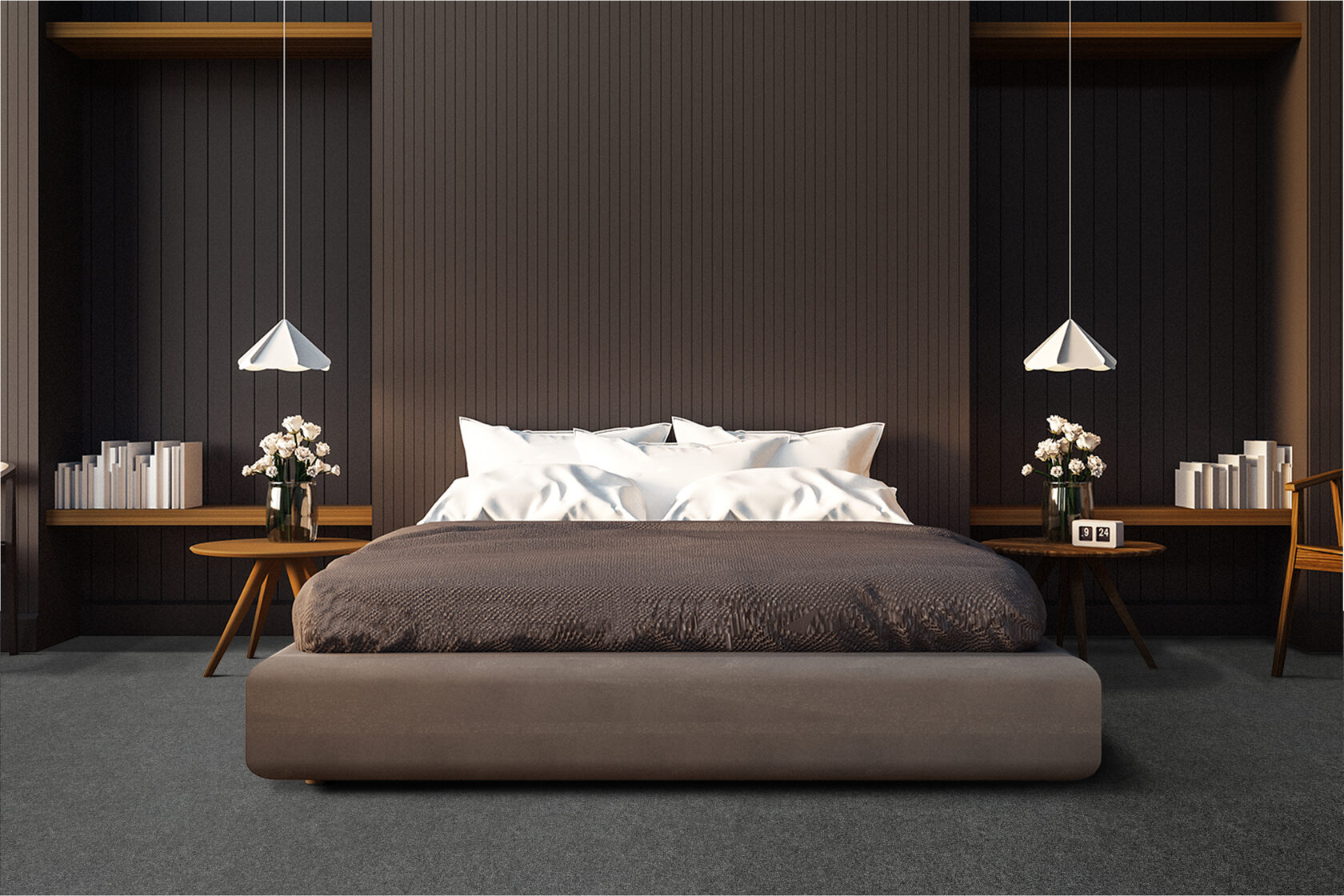 Ковровое покрытие "Bonkeel" Color Rib Ebony 98 (ширина 1м/3м/4м) — купить в Ярославле