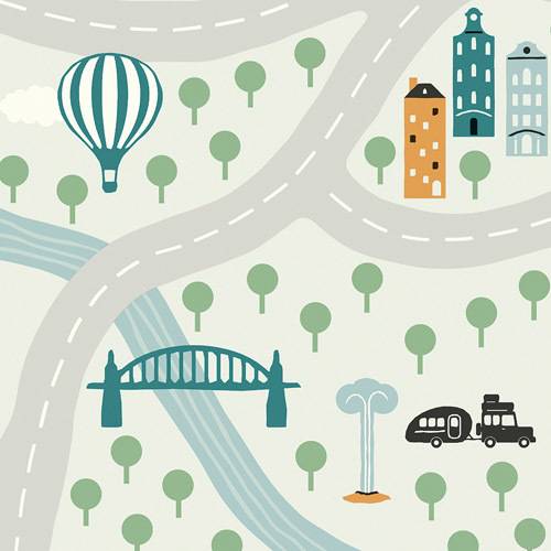 Линолеум бытовой "IVC" Neo Karta 82 (3м) — купить в Ярославле