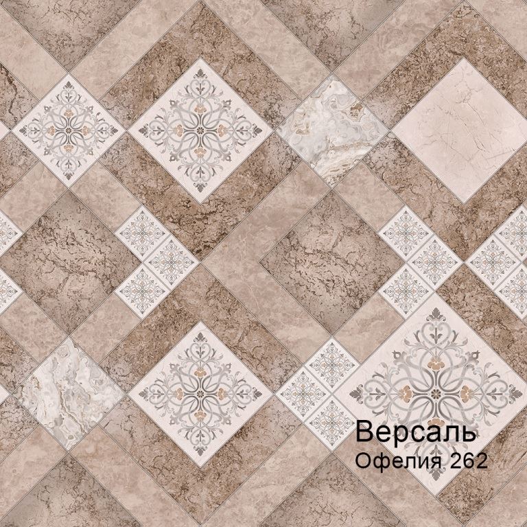 Линолеум бытовой "Комитекс" Версаль Офелия 262 (3,5м) — купить в Ярославле