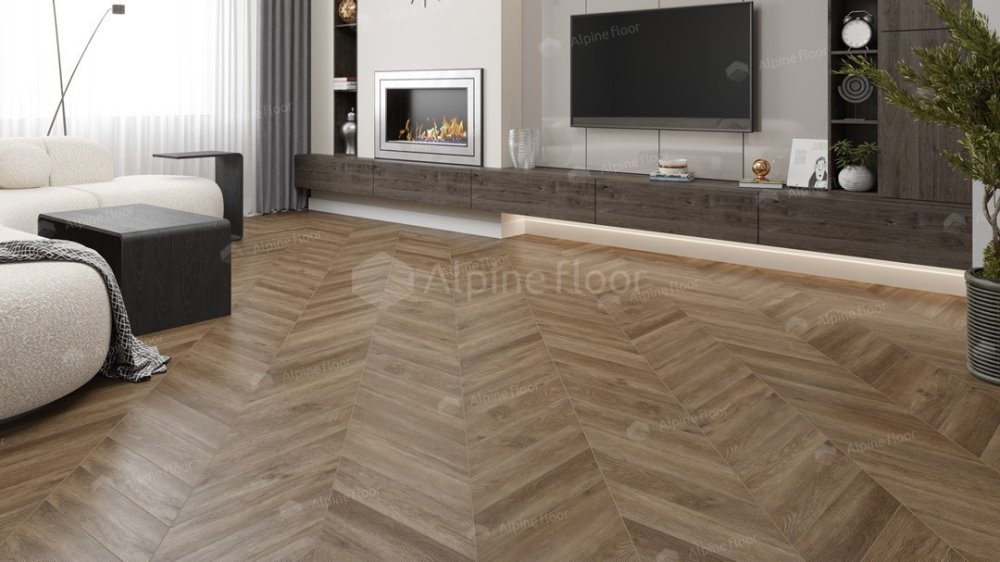 LVT плитка "Alpine Floor" Макадамия (555*127*2,5 мм) — купить в Ярославле