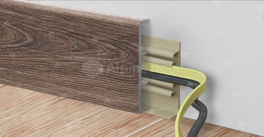 Напольный плинтус Rico Concept 80 Дуб фисташковый (2200*20*80 мм) — купить в Ярославле