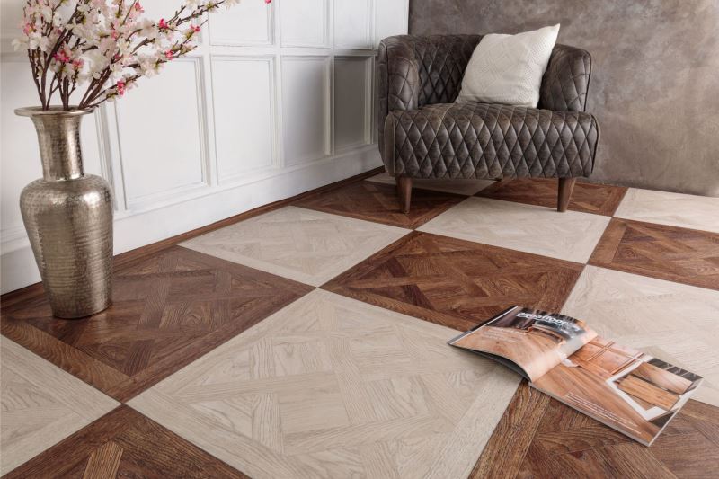 Замковая ПВХ плитка "Aquafloor" AF7001VS (600*600*7 мм) — купить в Ярославле