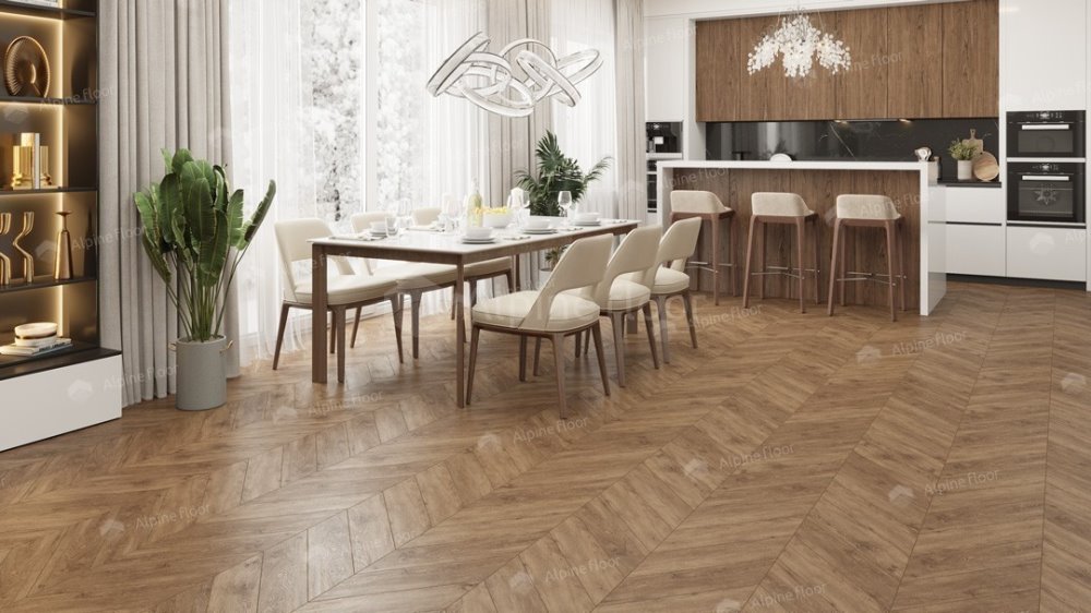 LVT плитка "Alpine Floor" Гевуина (555*127*2,5 мм) — купить в Ярославле