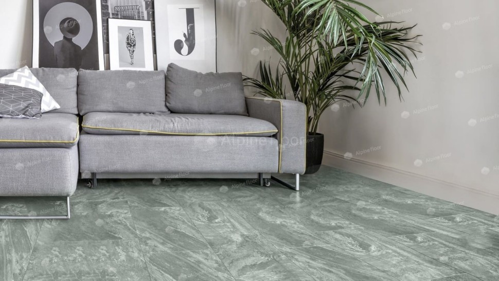 Виниловая плитка "Alpine Floor" Light Stone Хэмпшир (608*303*2,5 мм) — купить в Ярославле