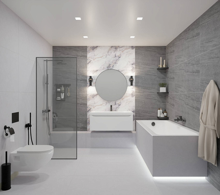 Керамогранит "Wan Sheng" Butterfly 600x1200 (1200*600 мм) Серый — купить в Ярославле