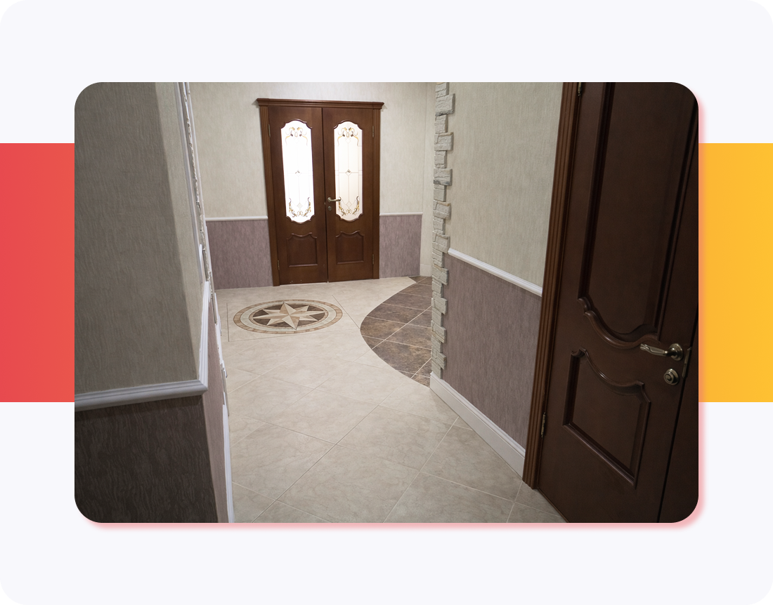 Художественная укладка LVT-плитки LG, 2019 г.