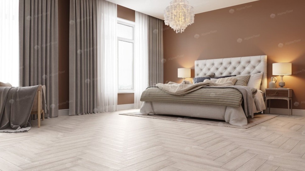 Виниловая плитка "Alpine Floor" Parquet LVT Голубой Лес (590*118*2,5 мм) — купить в Ярославле