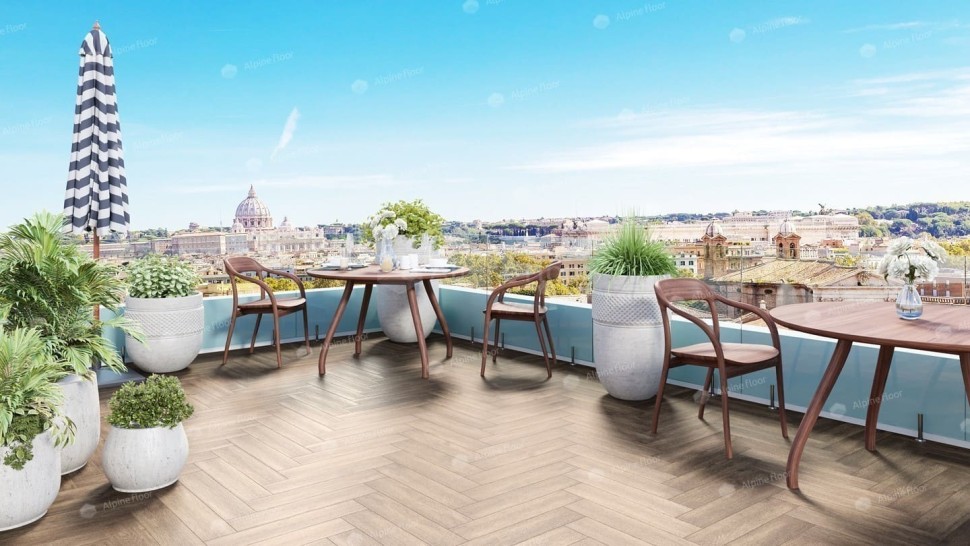 Виниловая плитка "Alpine Floor" Parquet LVT Макадамия (590*118*2,5 мм) — купить в Ярославле