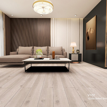 Виниловые полы "Betta" Villa Дуб Малье V107 (1220*184*4,5 мм) — фото и характеристики